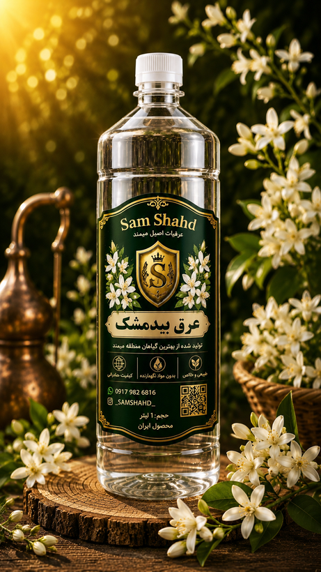 عرق بیدمشک سام شهد